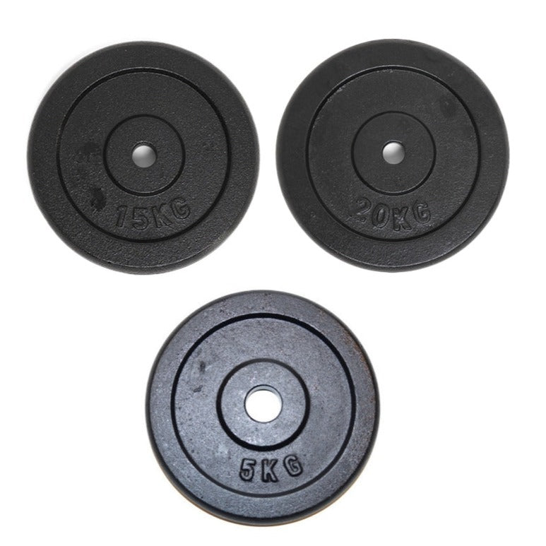 80 Kg Vægtskive Pakke I Jern 30 Mm