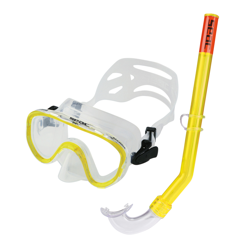 Seac Snorkelsæt Marina S Kl Gul