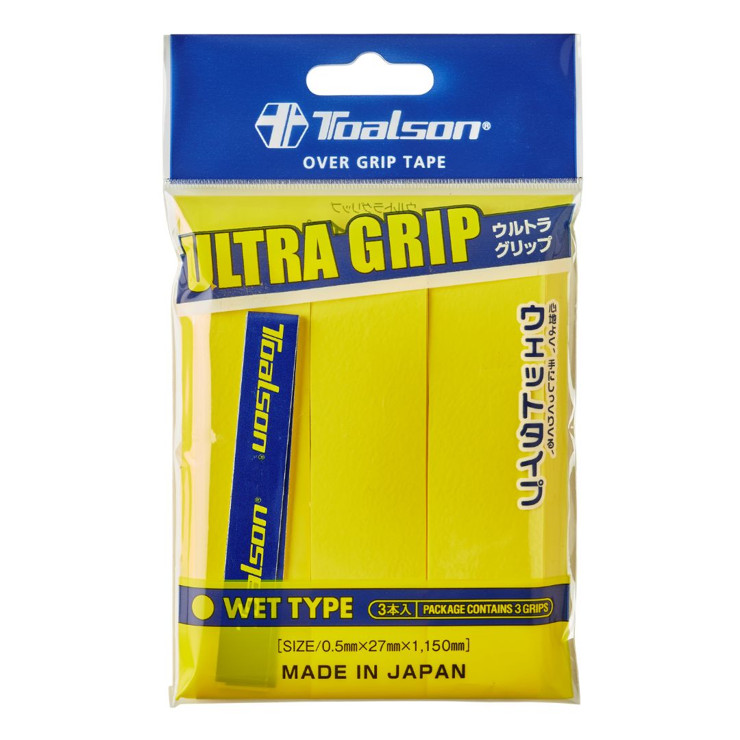 Toalson Ultra Grip 3 Pak  Yellow
