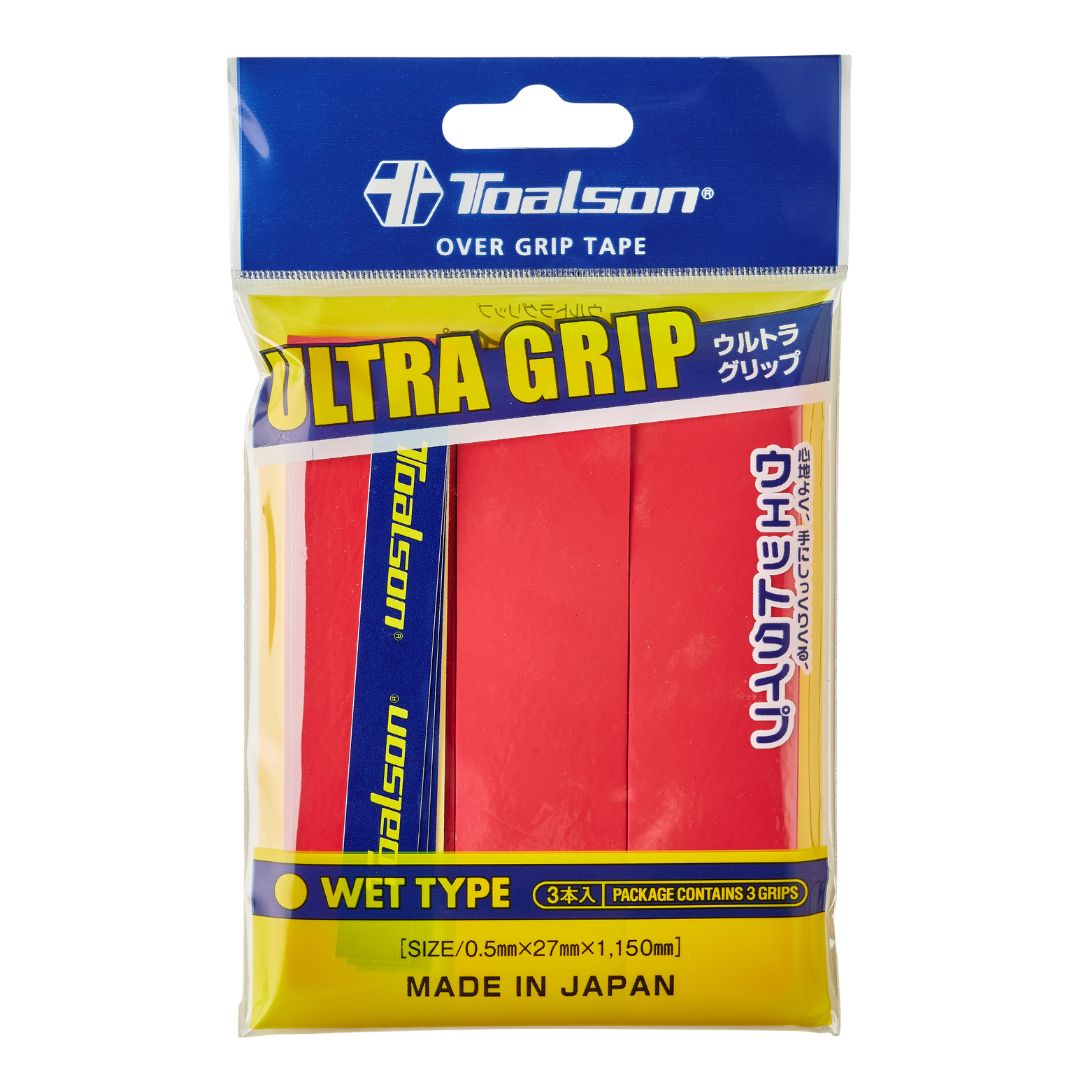 Toalson Ultra Grip 3 Pak  Red