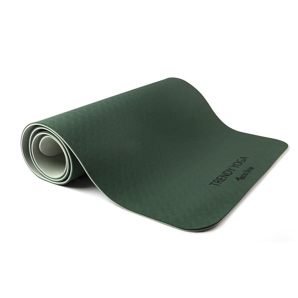 Trendy    Eco Yoga Måtte      6 Mm   Grøn