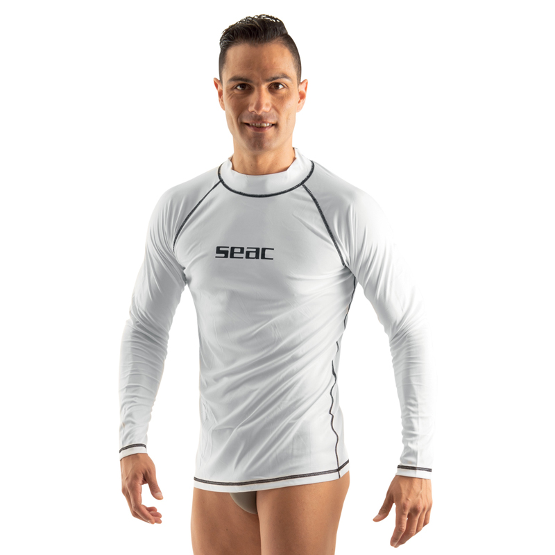 Seac Rash Guard T Sun Lang Herre Hvid