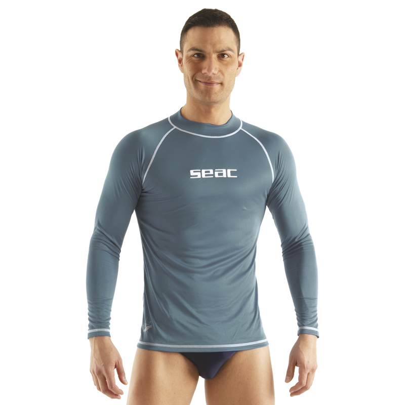 Seac Rash Guard T Sun Lang Herre Grå