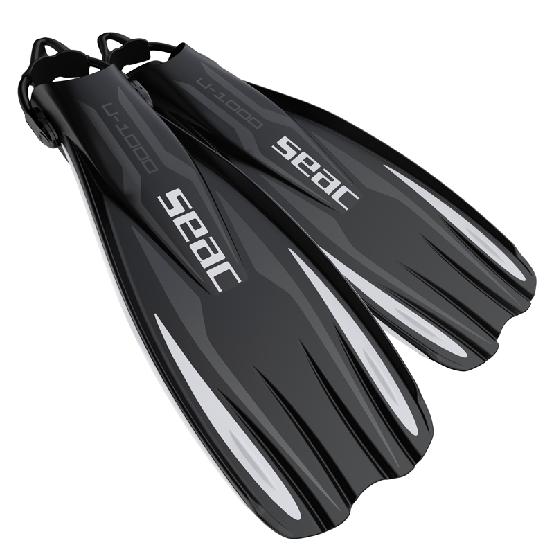 Seac Hælremsfinner U 1000 Sling Strap Hvid