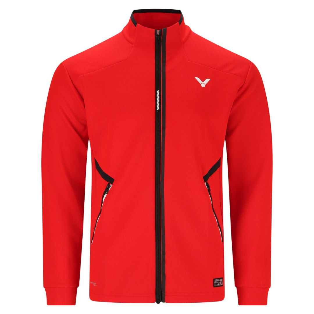 Victor J-50600 Dk Træningsjakke i Rød - Officiel Uniform