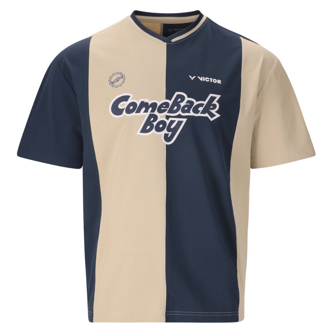 Victor T-2502 Aa T-shirt i Navy - Fantastisk tilbud!