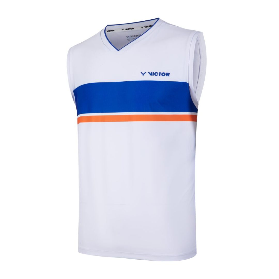 Victor T 2603cls Sleeveless T Shirt Bright White
