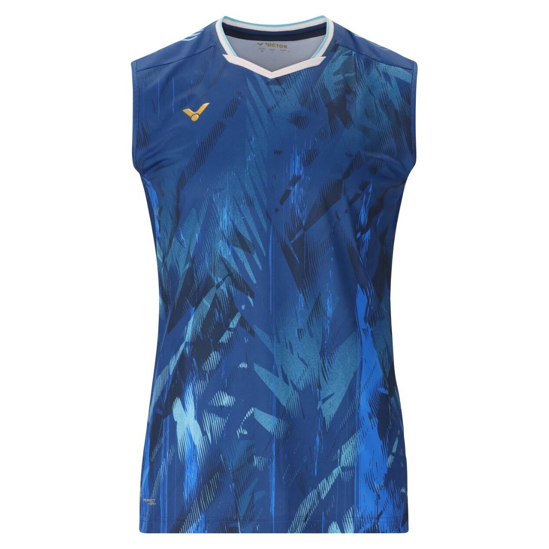 Victor T-55001 Ærmeløs T-shirt i Navy - Træningsstil!