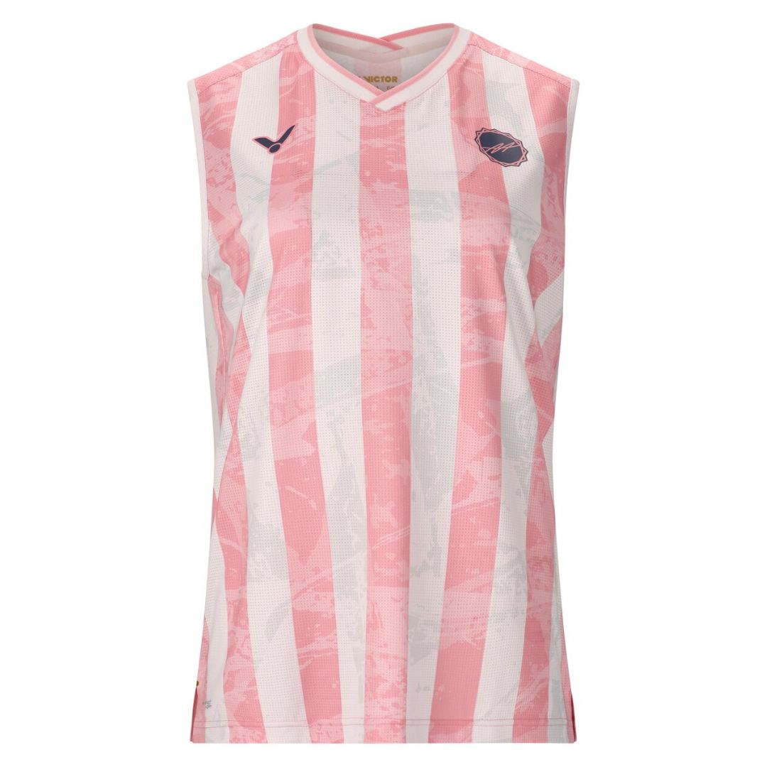 Victor T-55090 Aa ærmeløs trænings T-shirt i pink