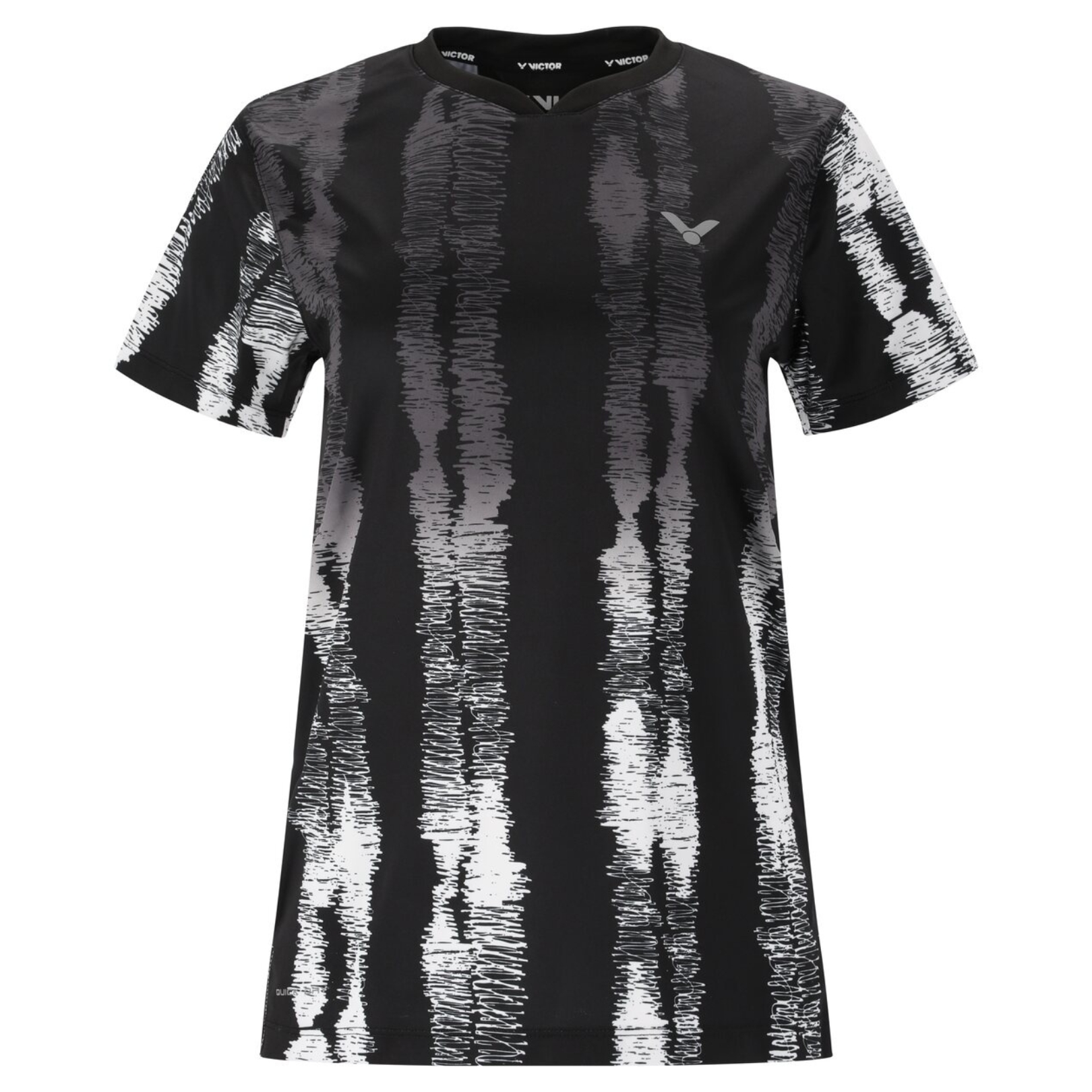 Victor Venke Kvinde T-Shirt Sort Hvid