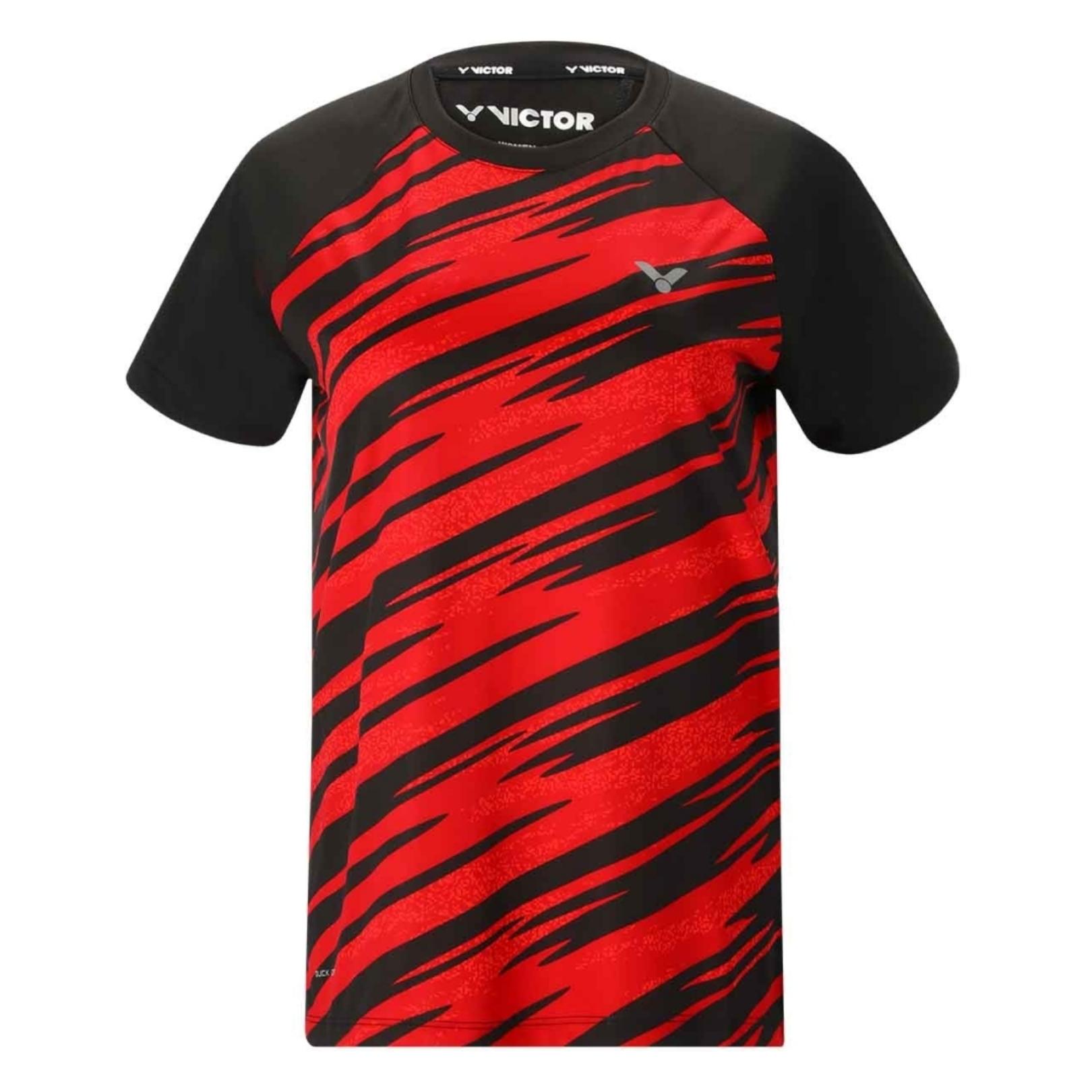Victor Viola Kvinde T-shirt Kinesisk Rød