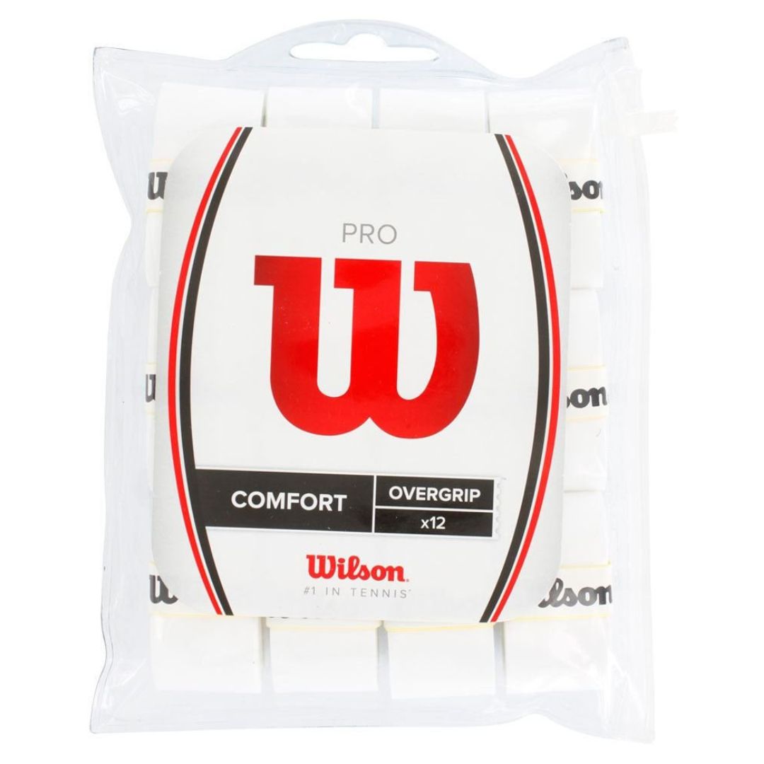 Wilson Pro Overgrip  12 Pak  White