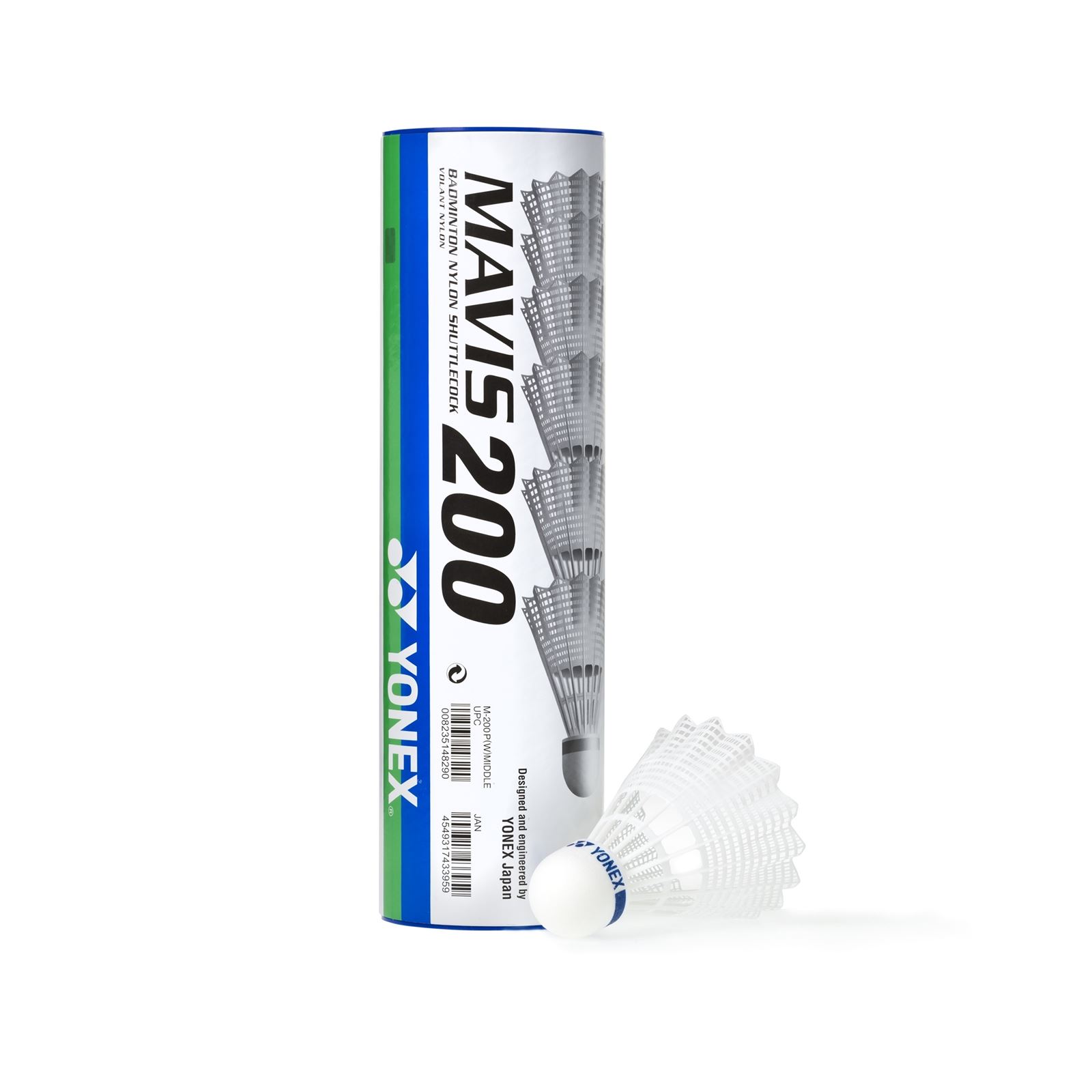 Yonex Mavis 200 Badmintonbolde Hvid 6 Stk