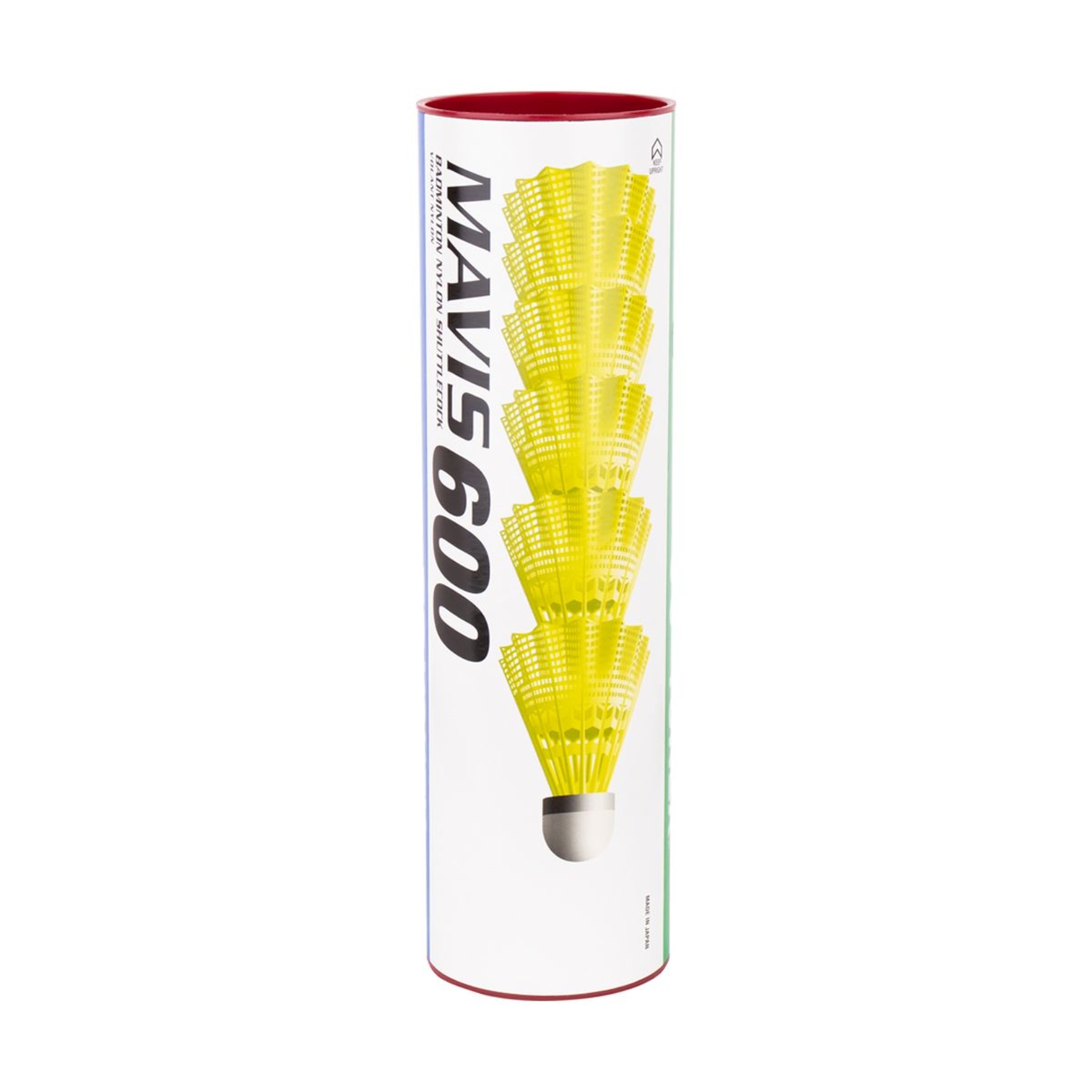 Yonex Mavis 600 Badmintonbolde Gul 6 Stk