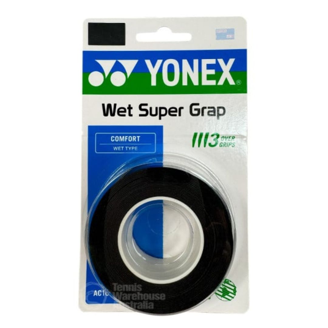 Yonex Super Grap 3 Pak  Black