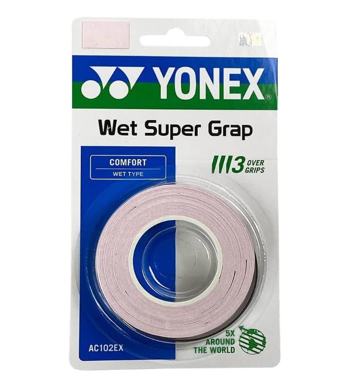 Yonex Wet Super Grap  3 Stk  Mist Pink