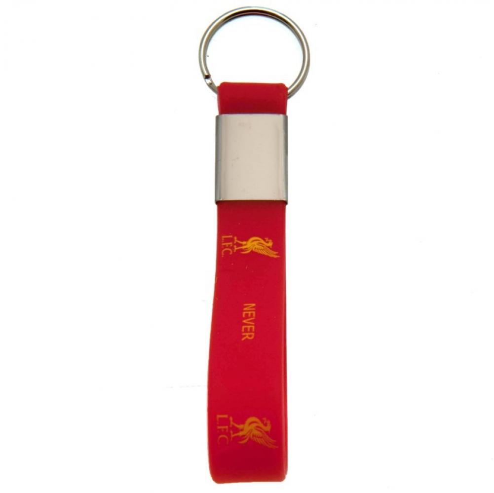 Liverpool Fc Silicone Nøglering   Rød