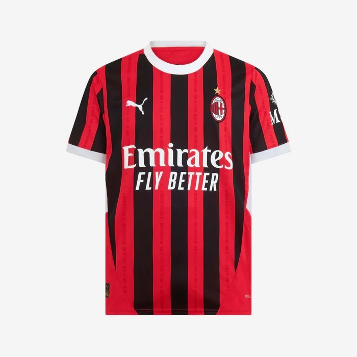 Ac Milan Home Jersey 2024 25   Authentic L