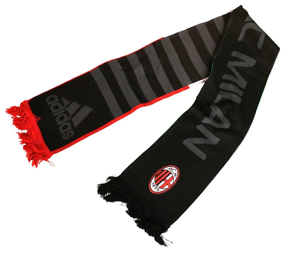 Ac Milan Scarf     3 Stripe One Size