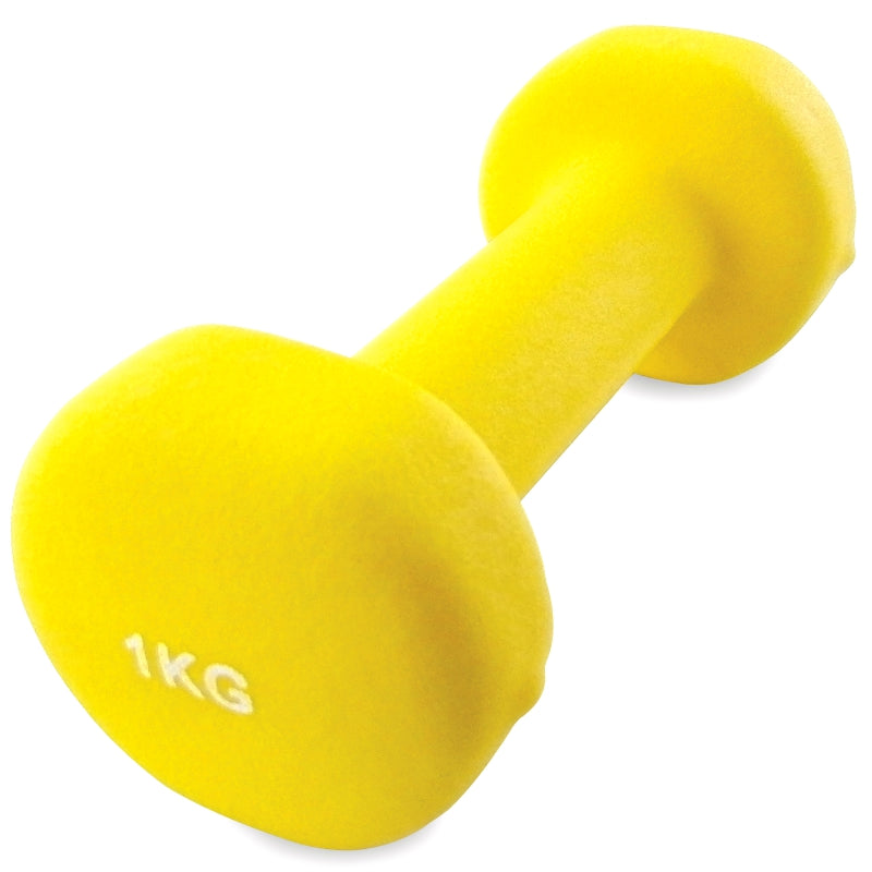 Håndvægt 1 Kg Aerobic   Gul