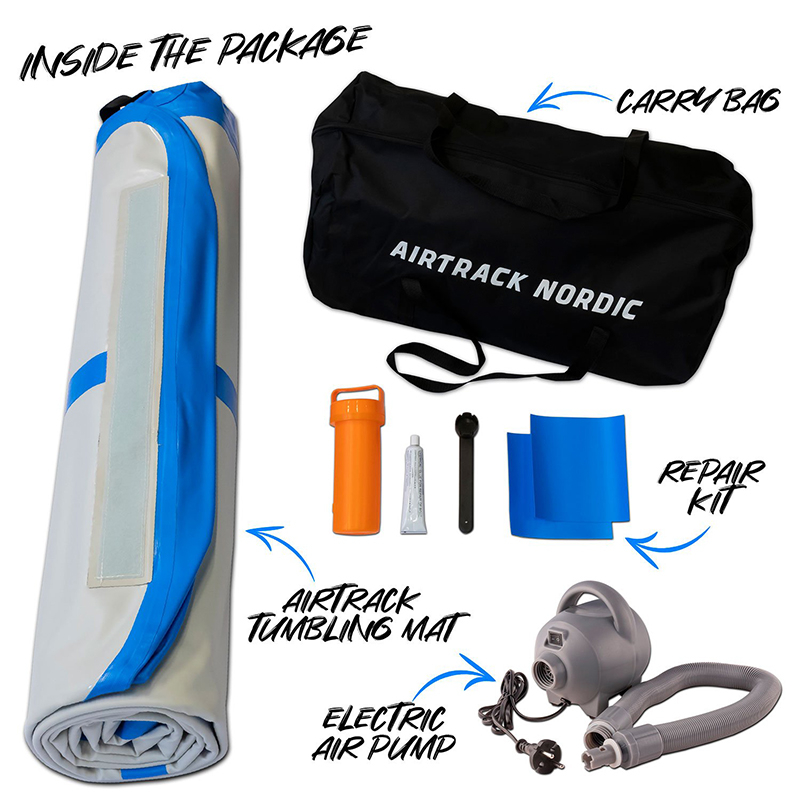 Airtrack Nordic Standard Inkl Elektrisk Pumpe  5m   Mint