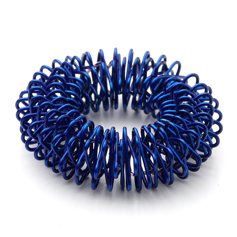 Akupressur Ringe   Finger Roller  Blå