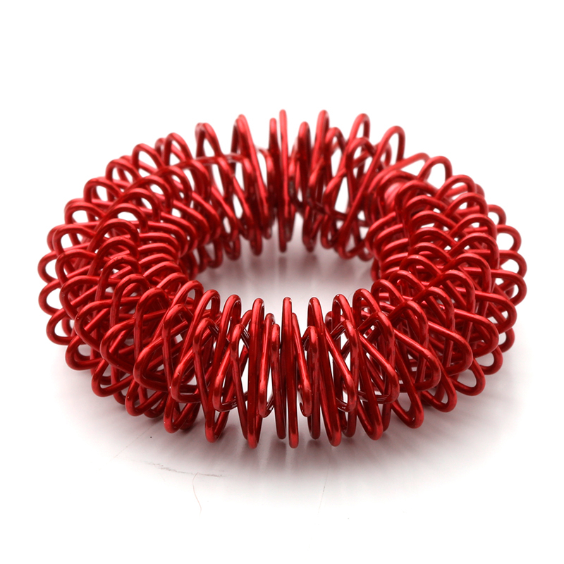 Akupressur Ringe   Finger Roller  Rød