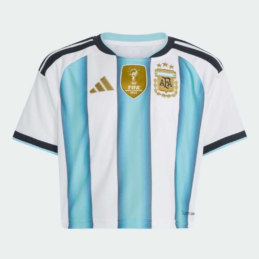 Argentina Home Jersey World Cup 2026   Crop Top M