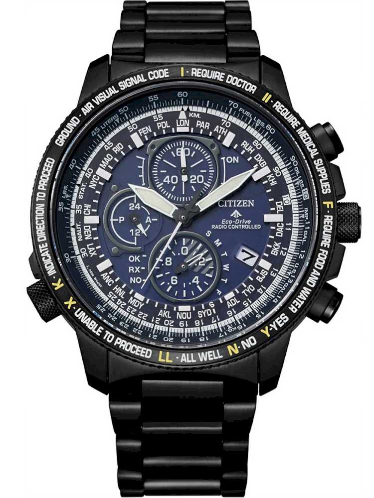 Citizen At8195 85l Herreur Radiostyret Ur Eco Drive