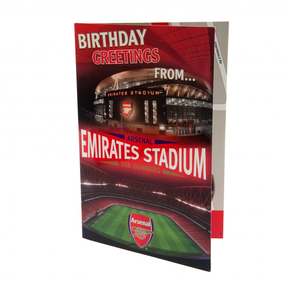 Arsenal Fc Pop Up Fødselsdagskort