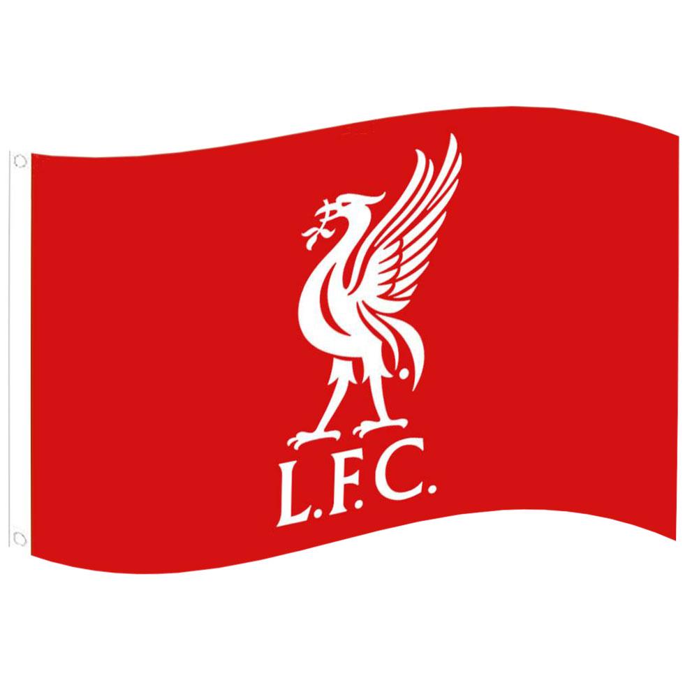 Liverpool Fc Flag   Rød