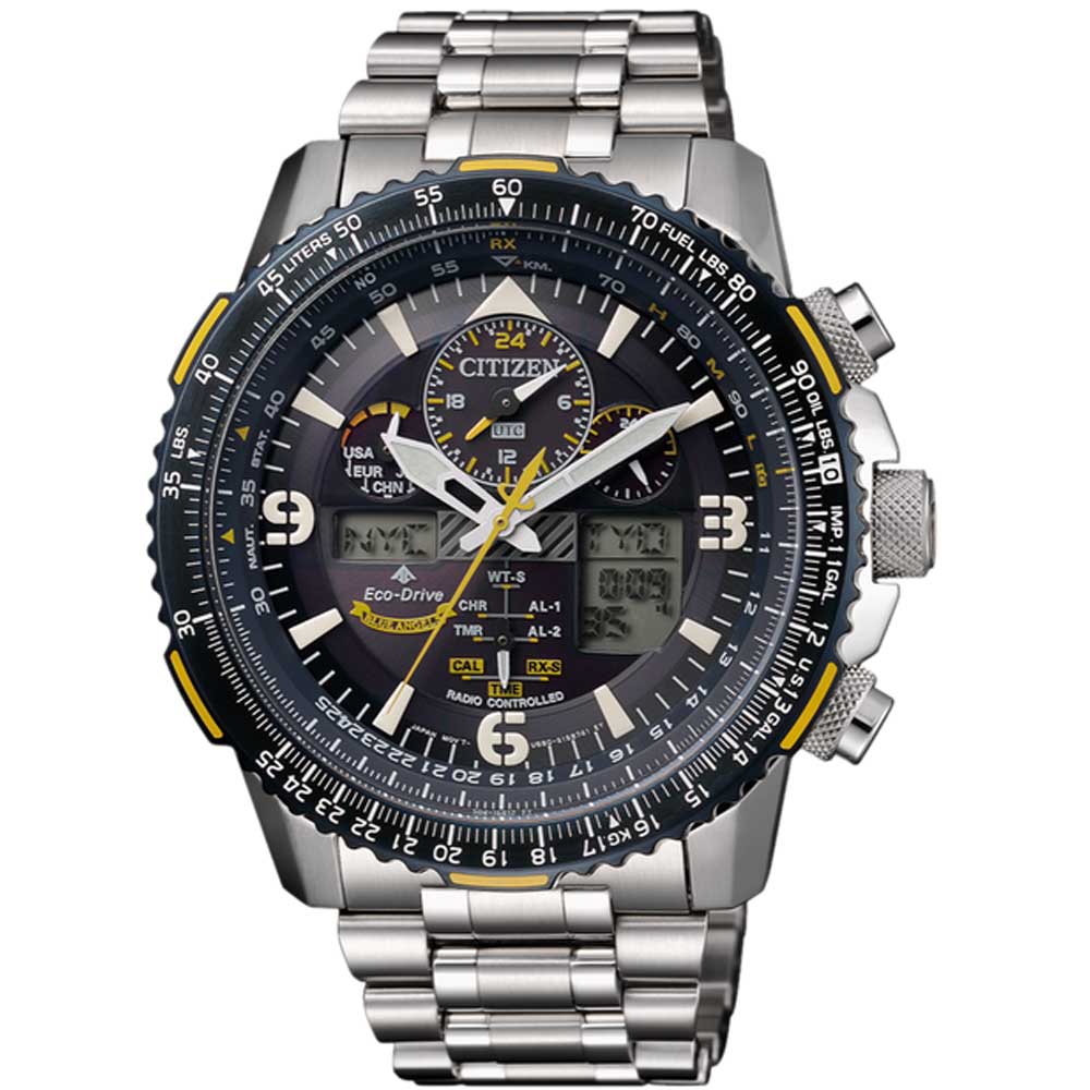 Citizen Jy8078 52l Herreur Skyhawk Radiostyret