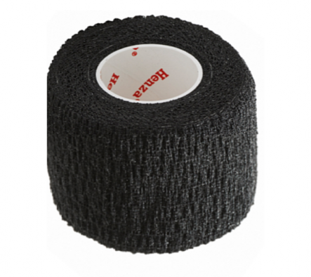 Henza  Elastisk Crossfittape   Sort   5cm X 6 9m