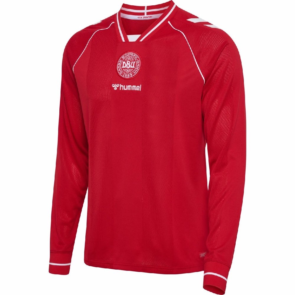 Denmark Home Jersey L S 2026 28   Mens L
