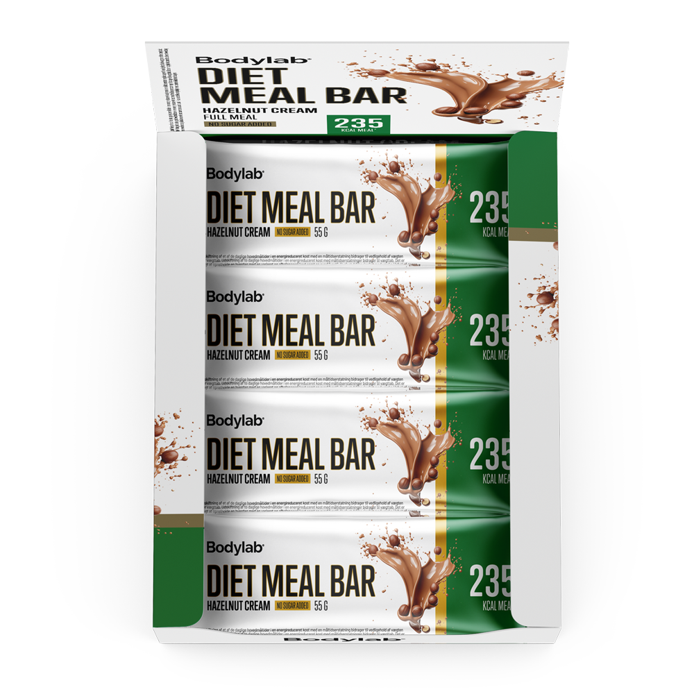Diet Meal Bar 12 X 55 G Hazelnut Cream Bedst Før 21 08 2026