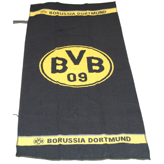 Dortmund Towel   Black   Logo One Size