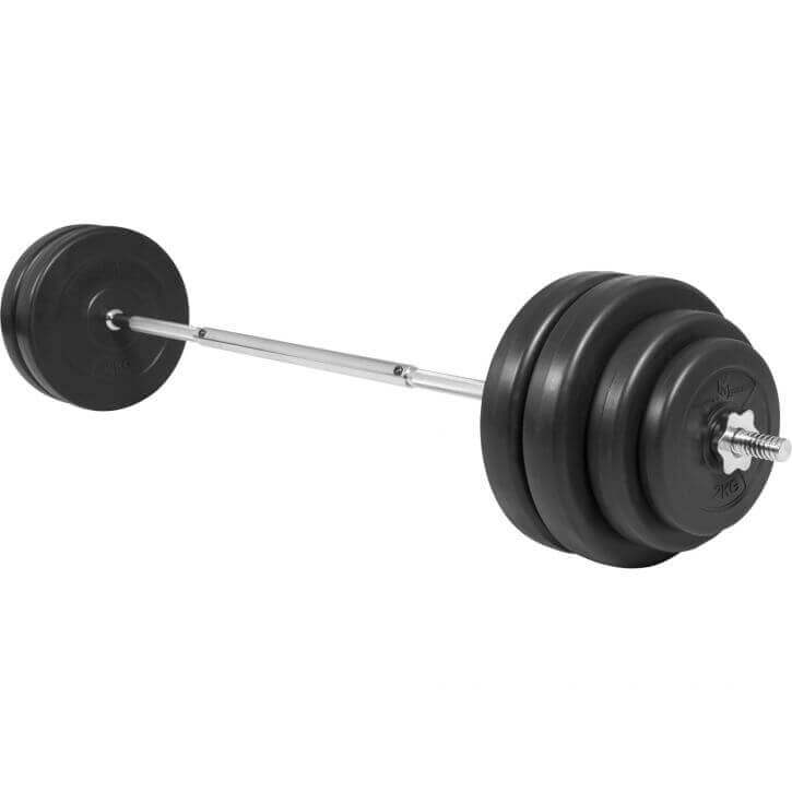 Vægtstangssæt Sort 60 Kg