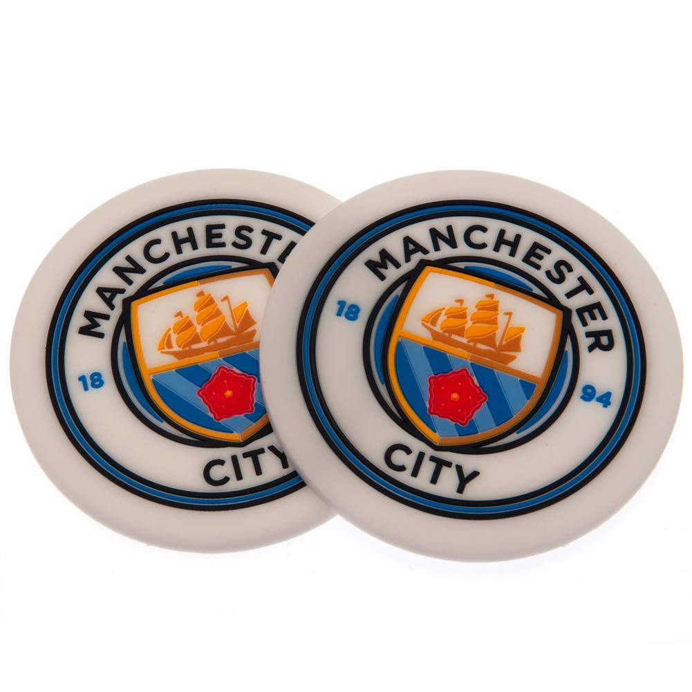 Manchester City Fc Coaster Sæt   2 Stk