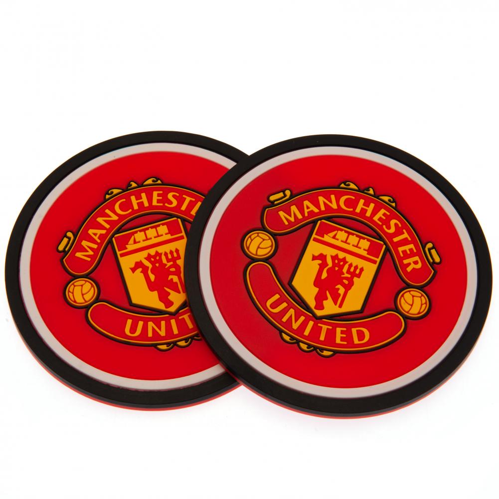 Manchester United Fc Coasters   2 Stk