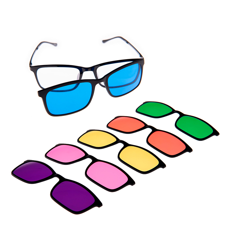 Farve Terapi Brille Sæt