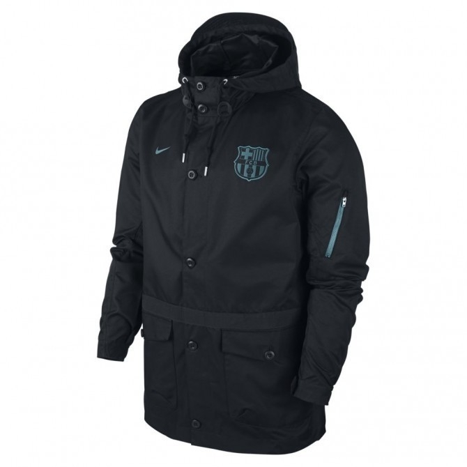 Fc Barcelona Saturday Jacket 2015 16   Black M