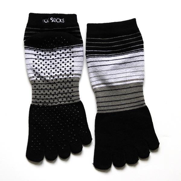 Toe Socks Footer  Stripe   S