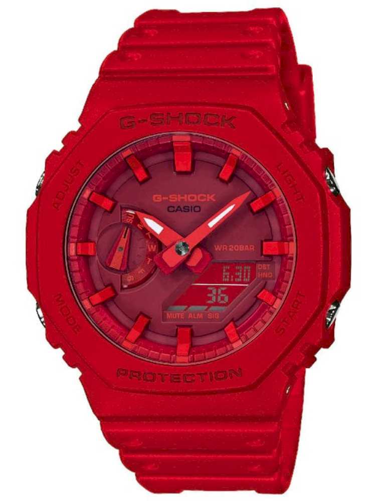 Casio Ga 2100 4aer Herreur G Shock Ur Rødt
