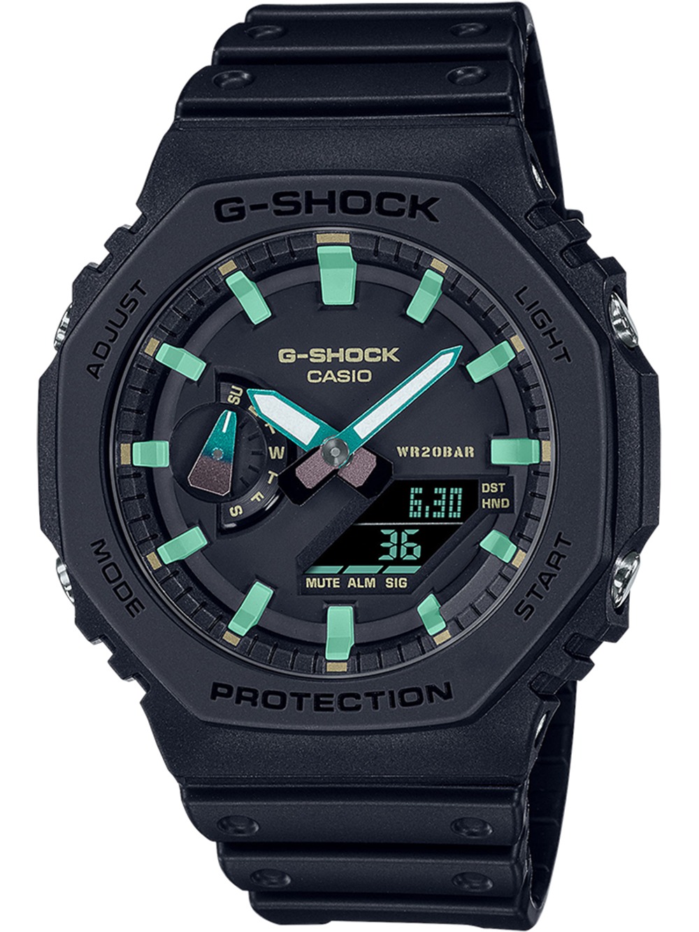 Casio Ga 2100rc 1aer Herreur G Shock Classic