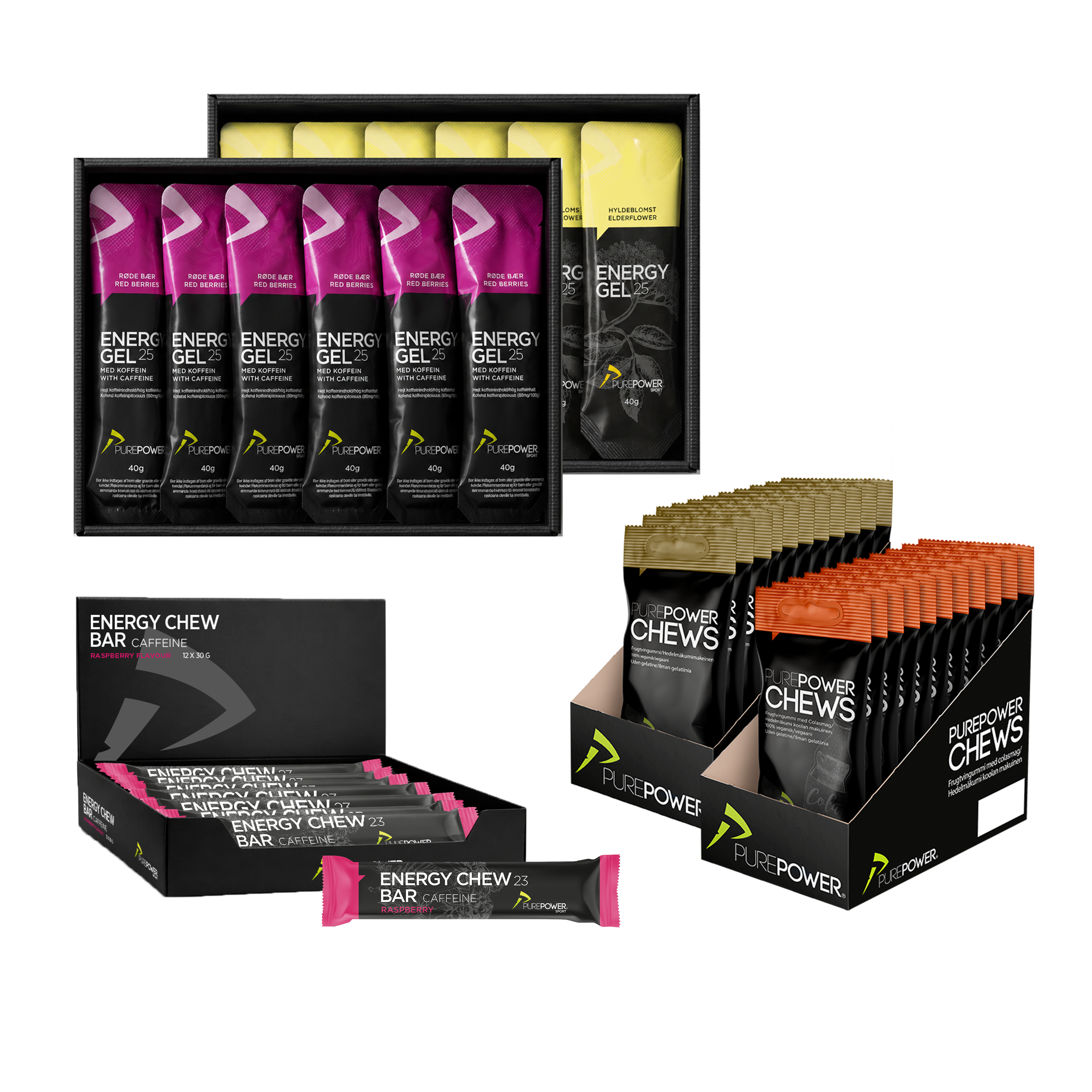 Energy Gels Og Chews   Mix 5