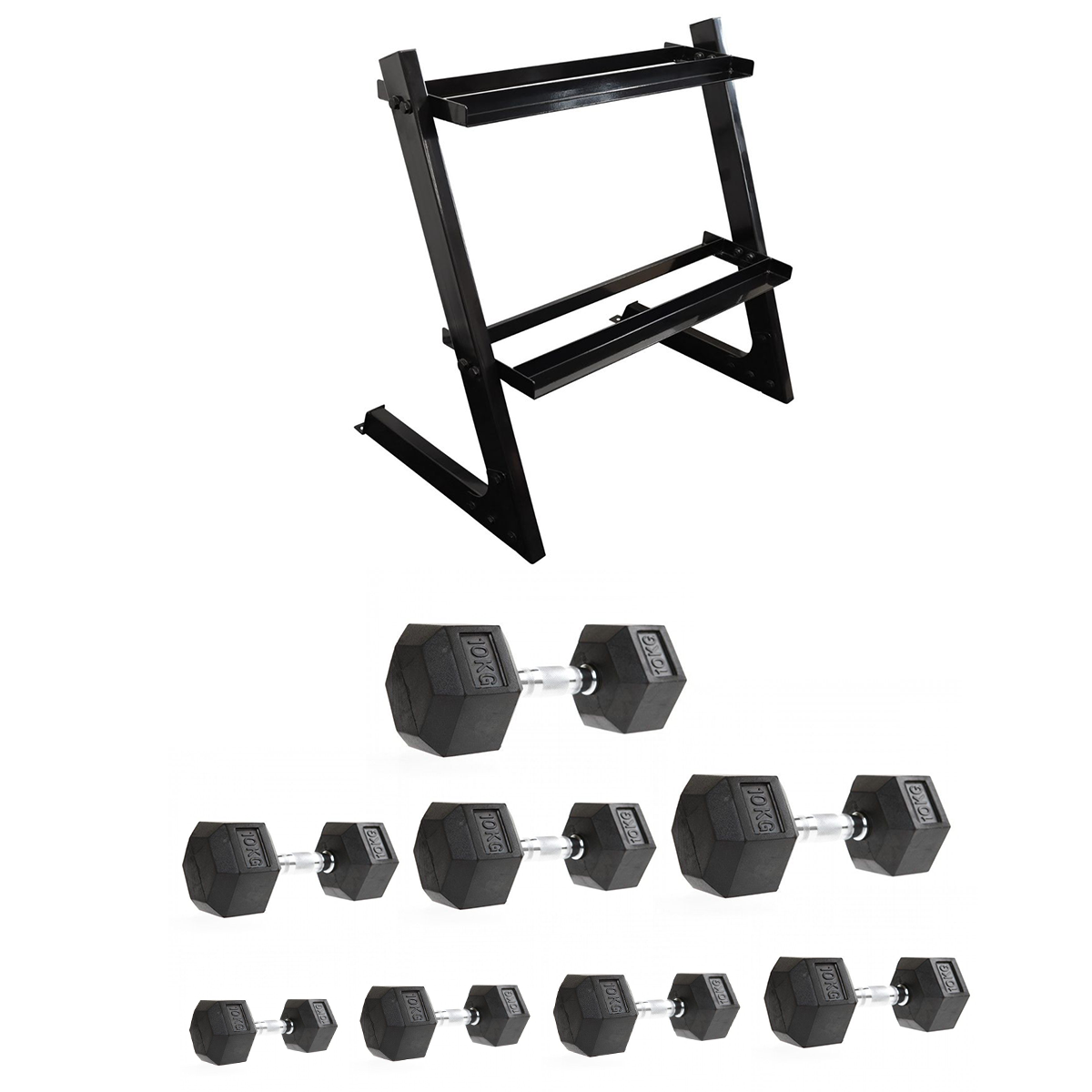 Odin Mini Rack Til Hex Håndvægte Inkl Håndvægte  36kg