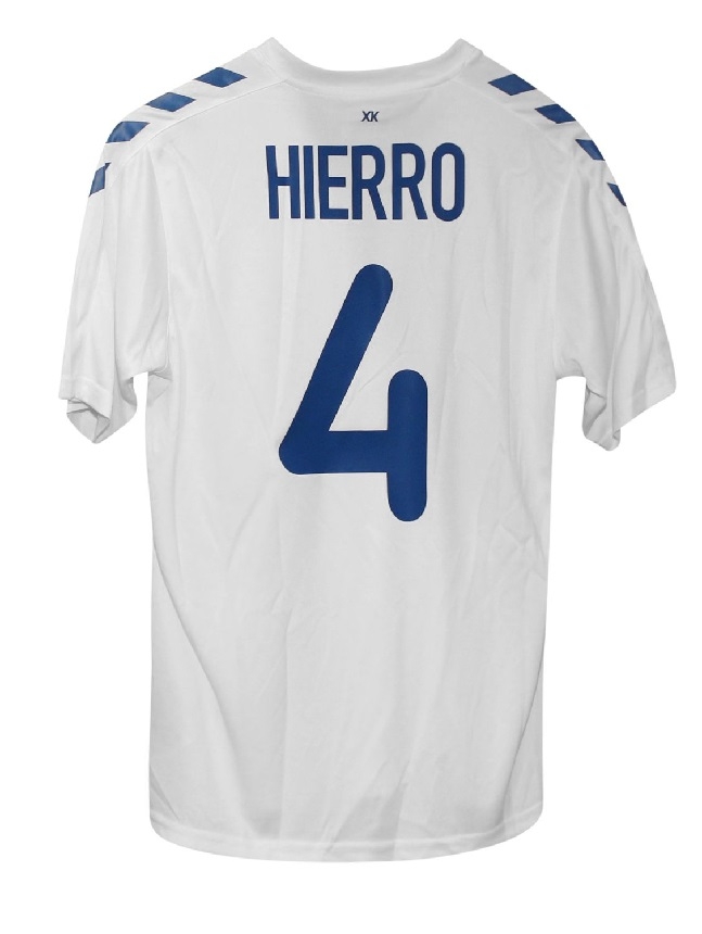 Rm Retro Tee   White Blue   Hierro 4 S