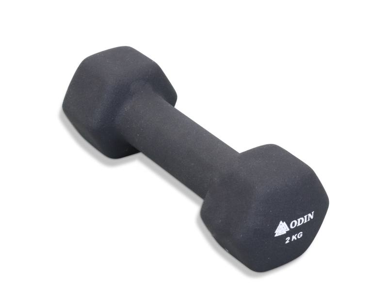 Odin 2kg Neopren Hex Håndvægte - Træningsudstyr på udsalg!