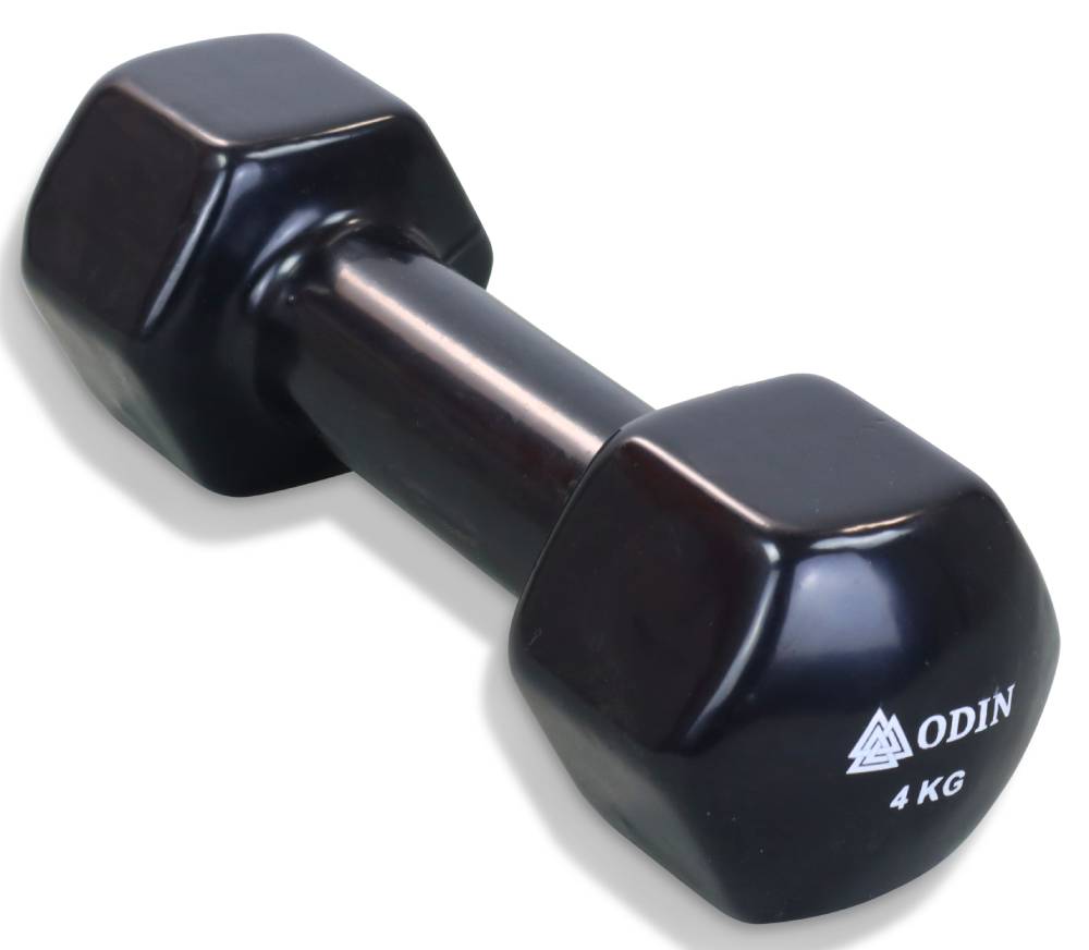 Odin 4kg Vinyl Hex Håndvægt - Ideel til træning og styrke!