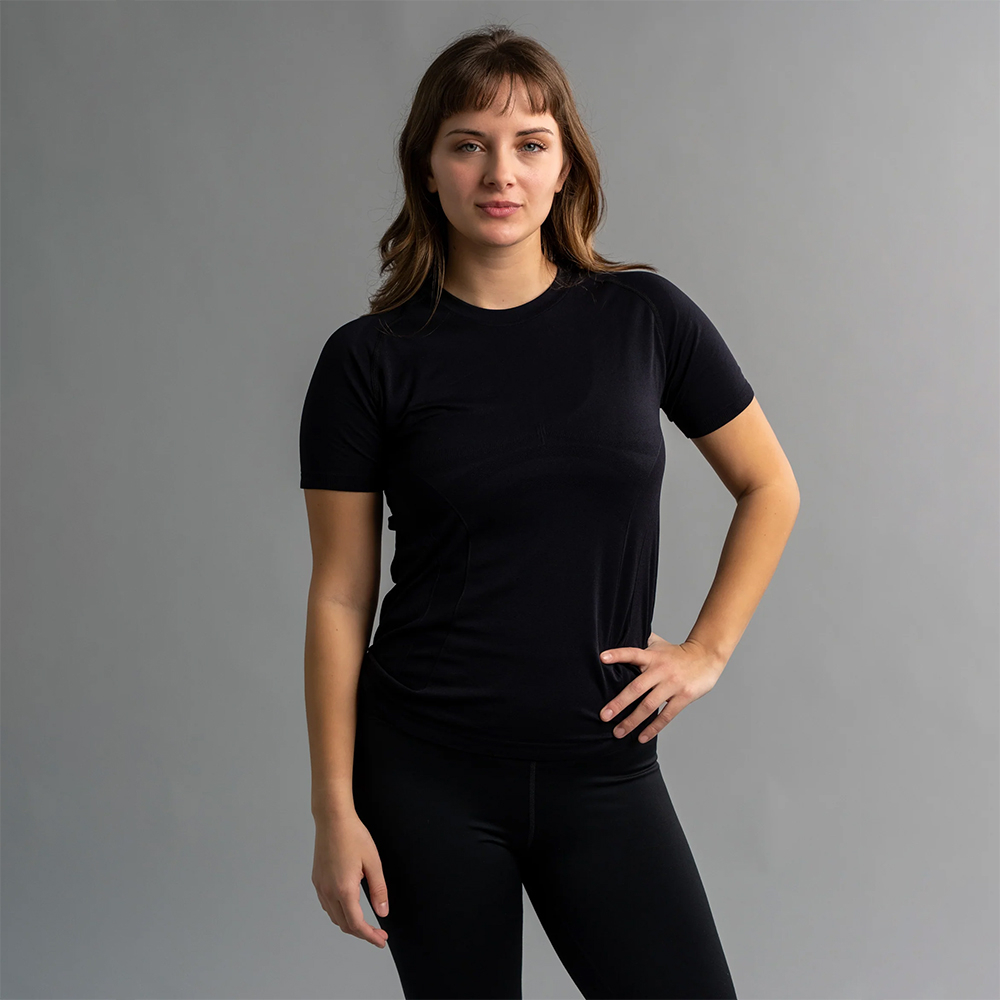 Incrediwear Woman Infrared T Shirt  Sort   L